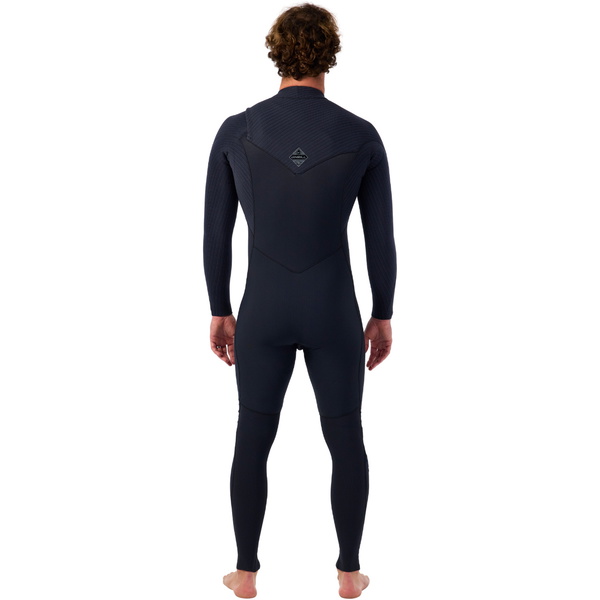 2026 O'Neill Mens Hyperfreak+ 5/4mm Chest Zip Wetsuit 5345 - Black